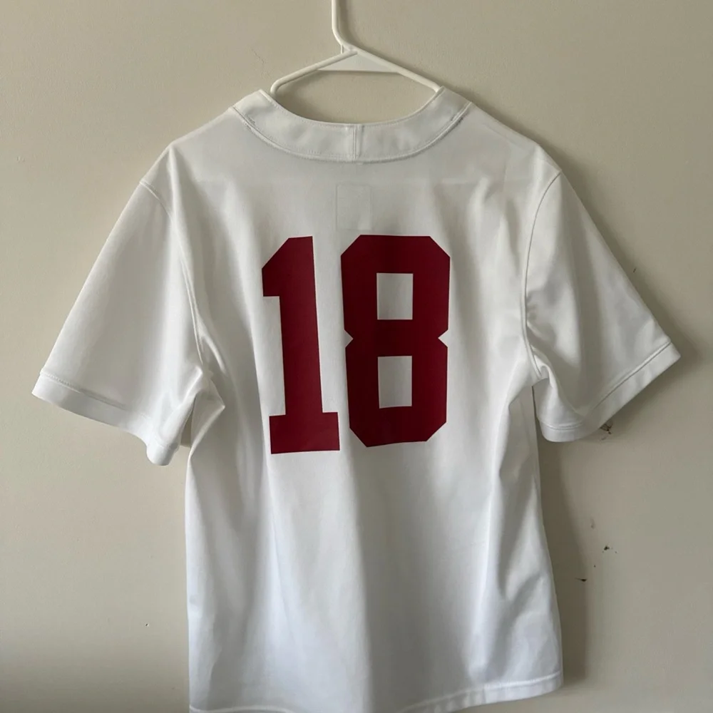 Nike Kids White and Red Jersey - Picture 6 of 6